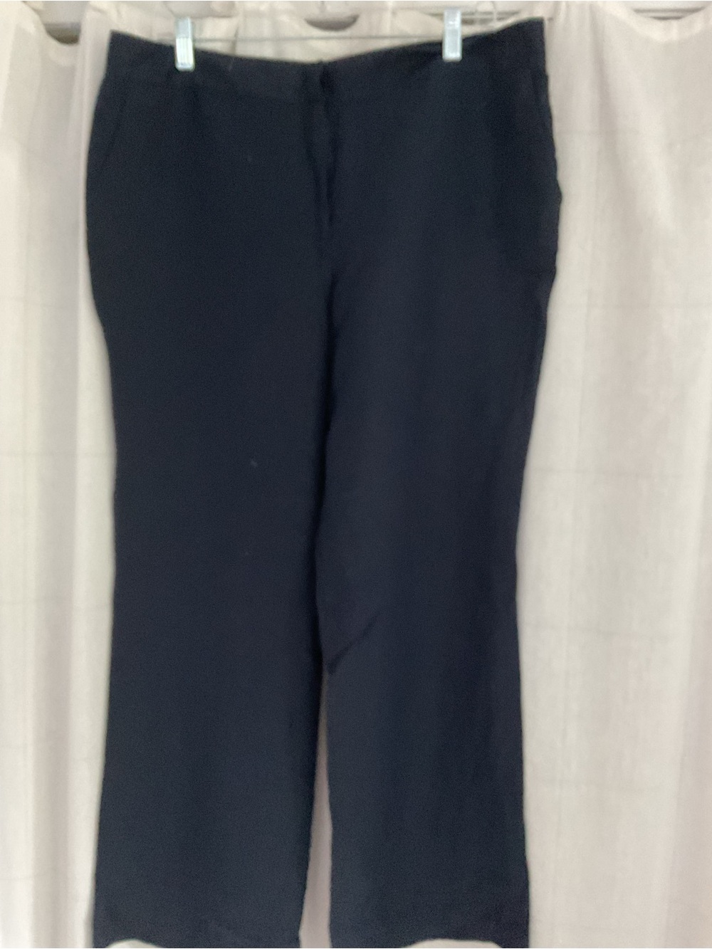 💕 Navy Wide Leg Linen Pants